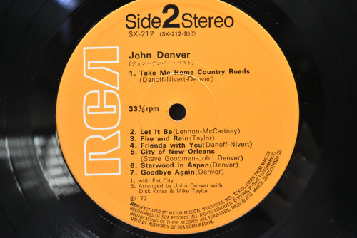 John Denver [존 덴버] ‎- John Denver - 중고 수입 오리지널 아날로그 LP