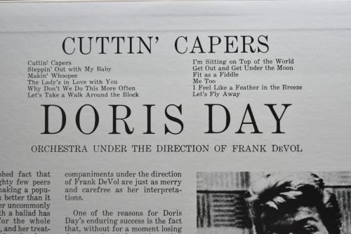 Doris Day [도리스 데이] ‎- Cuttin&#039; Capers - 중고 수입 오리지널 아날로그 LP