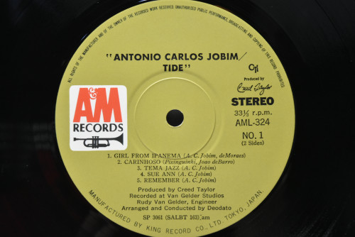 Antonio Carlos Jobim [안토니오 카를로스 조빔] ‎- Tide - 중고 수입 오리지널 아날로그 LP