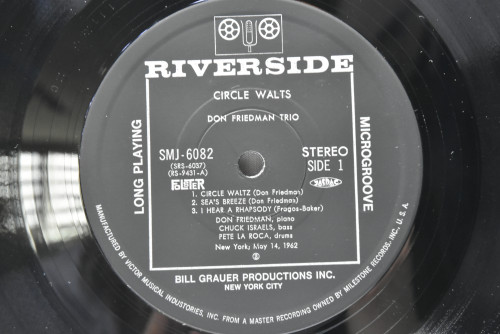 Don Friedman Trio [돈 프리드만] - Circle Waltz - 중고 수입 오리지널 아날로그 LP