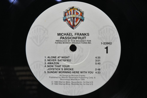 Michael Franks [마이클 프랭스] - Passionfruit ㅡ 중고 수입 오리지널 아날로그 LP