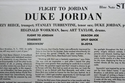 Duke Jordan [듀크 조단] - Flight To Jordan - 중고 수입 오리지널 아날로그 LP