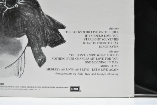 The George Shearing Quintet And Orchestra [조지 시어링] - Black Satin - 중고 수입 오리지널 아날로그 LP