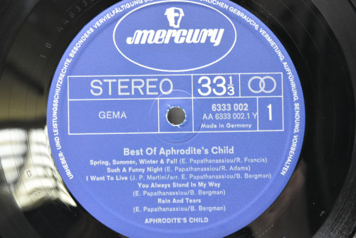 Aphrodite&#039;s Child [아프로디테스 차일드] ‎- Best Of Aphrodite&#039;s Child - 중고 수입 오리지널 아날로그 LP