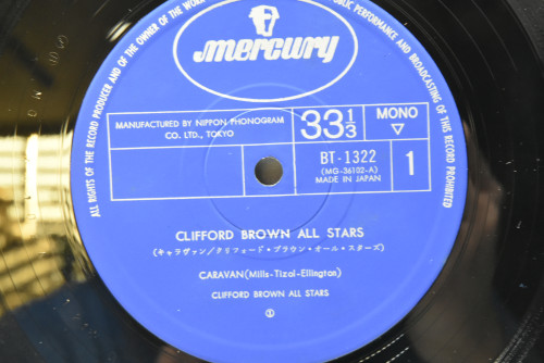 Clifford Brown All Stars [클리포드 브라운] ‎- Clifford Brown All Stars - 중고 수입 오리지널 아날로그 LP