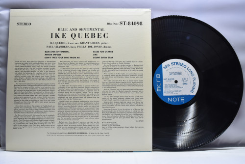 Ike Quebec [아이크 퀘벡] ‎- Blue &amp; Sentimental (KING) - 중고 수입 오리지널 아날로그 LP