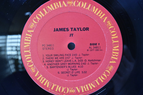 James Taylor [제임스 테일러] ‎- JT - 중고 수입 오리지널 아날로그 LP