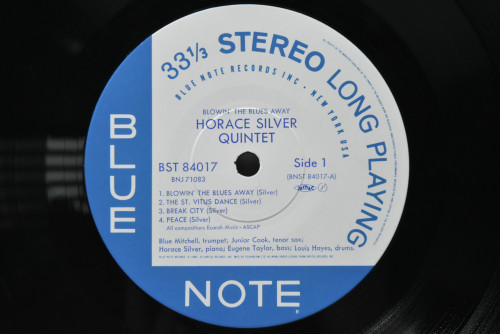 The Horace Silver Quintet &amp; Trio [호레이스 실버] ‎- Blowin&#039; The Blues Away - 중고 수입 오리지널 아날로그 LP