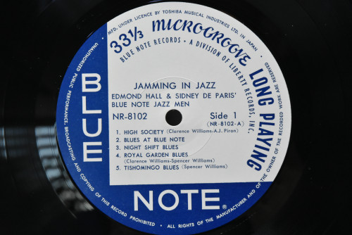 Edmond Hall &amp; Sidney DeParis&#039; BlueNote Jazzmen [에드몬드 홀] ‎- Jamming In Jazz  - 중고 수입 오리지널 아날로그 LP