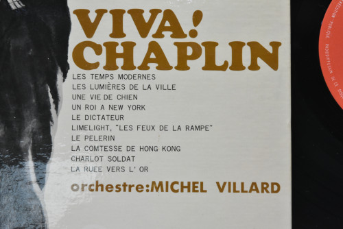 Orchestre: Michel Villard - Viva! Chaplin - 중고 수입 오리지널 아날로그 LP
