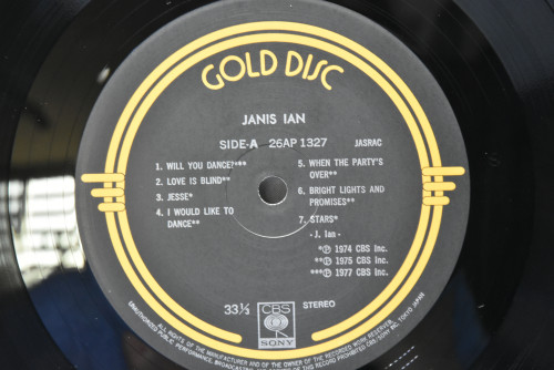 Janis Ian [제니스 이안] - Gold Disc ㅡ 중고 수입 오리지널 아날로그 LP