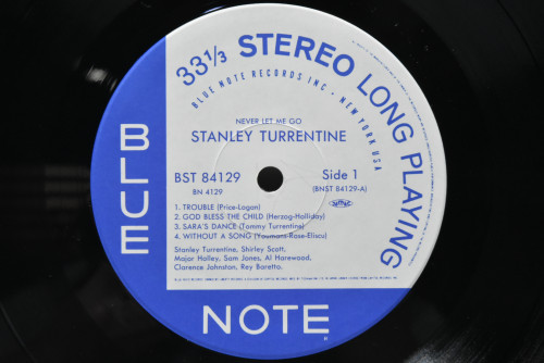 Stanley Turrentine [스탠리 터렌타인] ‎- Never Let Me Go - 중고 수입 오리지널 아날로그 LP