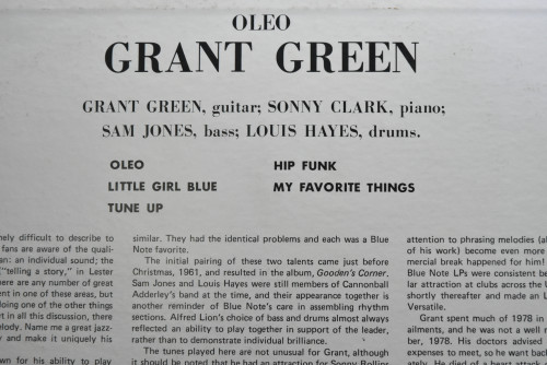 Grant Green [그랜트 그린] ‎- Oleo (KING) - 중고 수입 오리지널 아날로그 LP