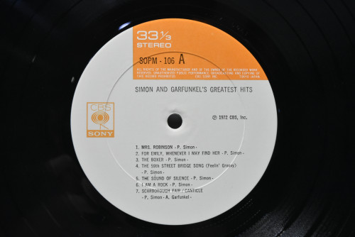 Simon &amp; Garfunkel [사이먼 앤 가펑클] - Simon And Garfunkel&#039;s Greatest Hits ㅡ 중고 수입 오리지널 아날로그 LP