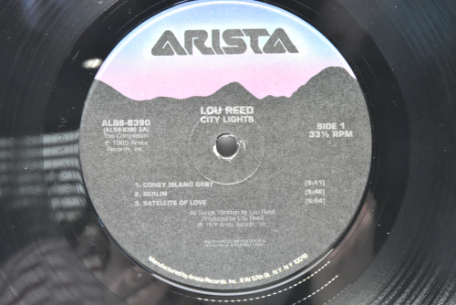 Lou Reed [루 리드] ‎- City Lights (Classic Performances By Lou Reed) - 중고 수입 오리지널 아날로그 LP
