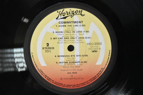 Jim Hall [짐 홀] - Commitment - 중고 수입 오리지널 아날로그 LP