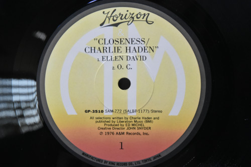 Charlie Haden [찰리 헤이든] - Closeness - 중고 수입 오리지널 아날로그 LP