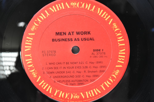 Men At Work [맨 앳 워크] - Business As Usual ㅡ 중고 수입 오리지널 아날로그 LP