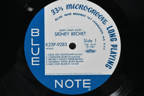 Sidney Bechet [시드니 베쳇] ‎- Basin Street Blues - 중고 수입 오리지널 아날로그 LP