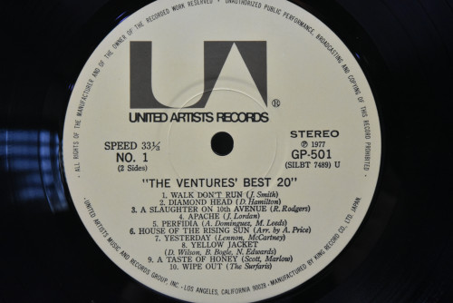 The Ventures [벤처스] - The Ventures&#039; Best 20 ㅡ 중고 수입 오리지널 아날로그 LP