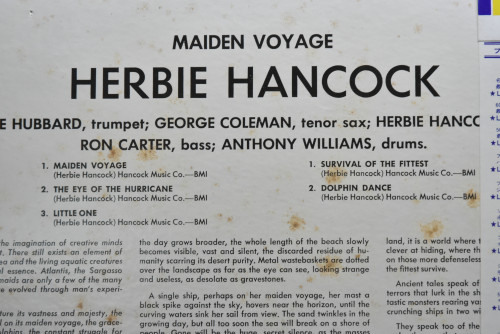 Herbie Hancock [허비 행콕]- Maiden Voyage  - 중고 수입 오리지널 아날로그 LP