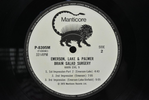 Emerson, Lake &amp; Palmer [에머슨 레이크 앤 파머] ‎- Brain Salad Surgery - 중고 수입 오리지널 아날로그 LP