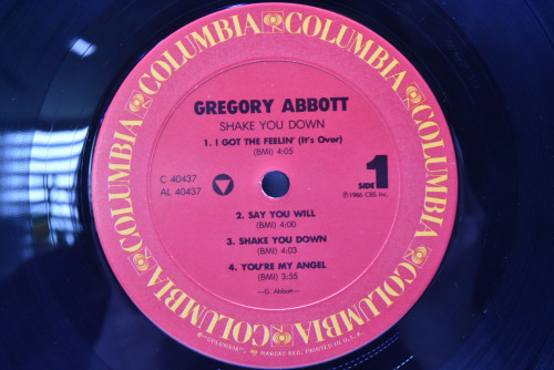 Gregory Abbott [그레고리 애보트] - Shake You Down ㅡ 중고 수입 오리지널 아날로그 LP