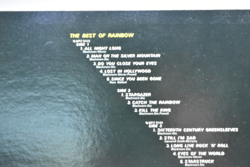 Rainbow [레인보우] - The Best Of Rainbow ㅡ 중고 수입 오리지널 아날로그 LP