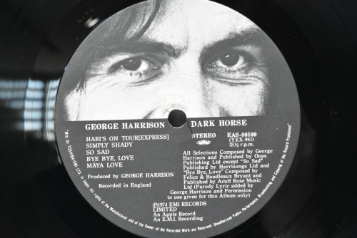 George Harrison [조지 해리슨] - Dark Horse ㅡ 중고 수입 오리지널 아날로그 LP