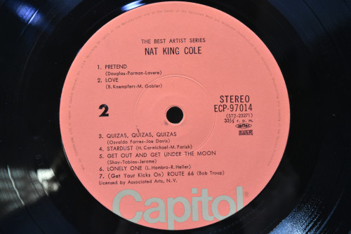 Nat King Cole [냇 킹 콜] ‎- The Best - 중고 수입 오리지널 아날로그 LP