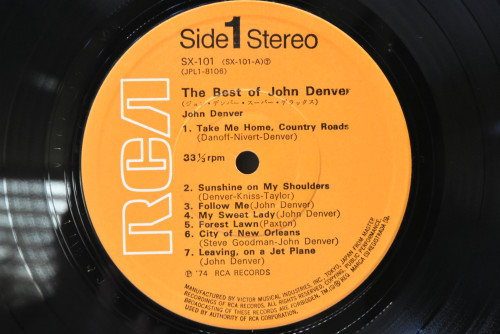 John Denver [존 덴버] ‎- The Best Of John Denver - 중고 수입 오리지널 아날로그 LP