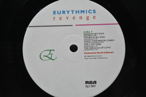Eurythmics [유리스믹스] - Revenge ㅡ 중고 수입 오리지널 아날로그 LP