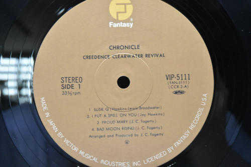Creedence Clearwater Revival Featuring John Fogerty [크리던스 클리어워터 리바이벌] - Chronicle - The 20 Greatest Hits ㅡ 중고 수입 오리지널 아날로그 LP
