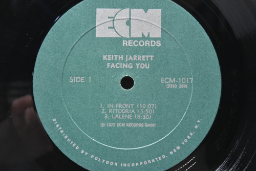 Keith Jarrett [키스 자렛] - Facing You - 중고 수입 오리지널 아날로그 LP
