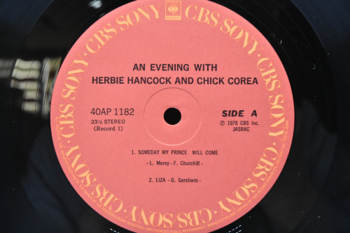 Herbie Hancock &amp; Chick Corea ‎[허비 행콕, 칙 코리아] - An Evening With Herbie Hancock &amp; Chick Corea In Concert - 중고 수입 오리지널 아날로그 LP