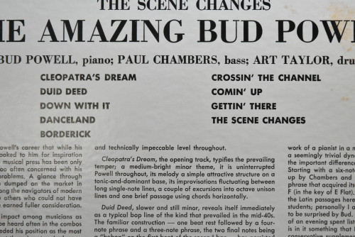 The Amazing Bud Powell [버드 파웰] - The Scene Changes, Vol.5 - 중고 수입 오리지널 아날로그 LP