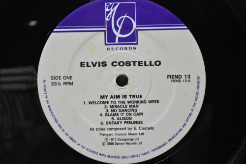 Elvis Costello [엘비스 코스텔로] - My Aim Is True ㅡ 중고 수입 오리지널 아날로그 LP