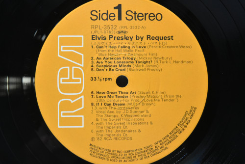Elvis Presley [엘비스 프레슬리] - By Request ㅡ 중고 수입 오리지널 아날로그 LP