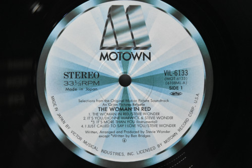 Stevie Wonder - The Woman In Red  (Selections From The Original Movie Picture Soundtrack) ㅡ 중고 수입 오리지널 아날로그 LP