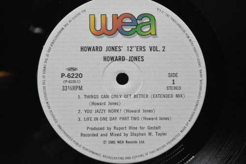 Howard Jones [하워드 존스] - Howard Jones&#039; 12&quot;Ers Vol.2 ㅡ 중고 수입 오리지널 아날로그 LP