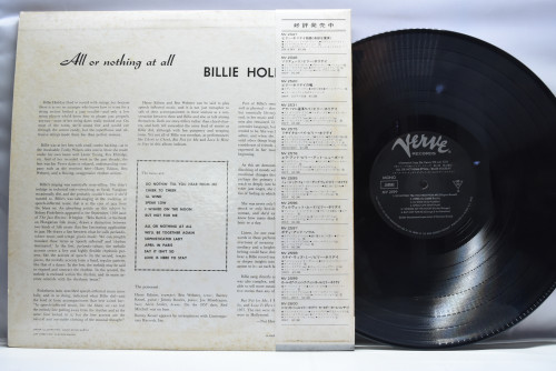 Billie Holiday [빌리 홀리데이] - All Or Nothing At All - 중고 수입 오리지널 아날로그 LP