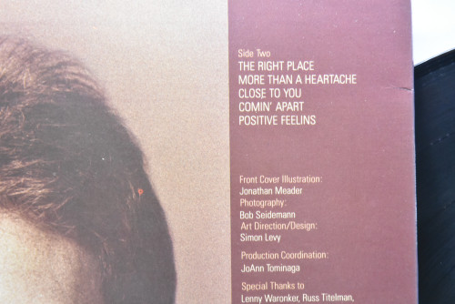Gary Wright [게리 라이트] - The Right Place ㅡ 중고 수입 오리지널 아날로그 LP