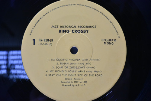 Bing Crosby [빙 크로스비] ‎- Bing Crosby - 중고 수입 오리지널 아날로그 LP