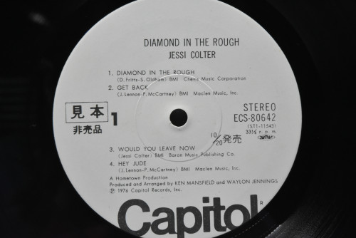 Jessi Colter [제시 콜터] - Diamond In The Rough (Promo) ㅡ 중고 수입 오리지널 아날로그 LP