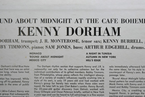Kenny Dorham [케니 도햄] - &#039;Round About Midnight At The Cafe Bohemia (KING) - 중고 수입 오리지널 아날로그 LP