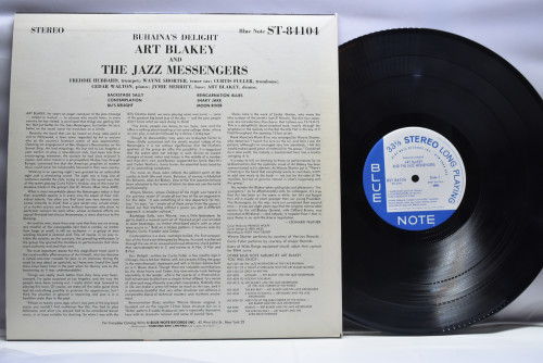 Art Blakey &amp; The Jazz Messengers [아트 블레이키, 재즈 메신저스] ‎- Buhaina&#039;s Delight - 중고 수입 오리지널 아날로그 LP