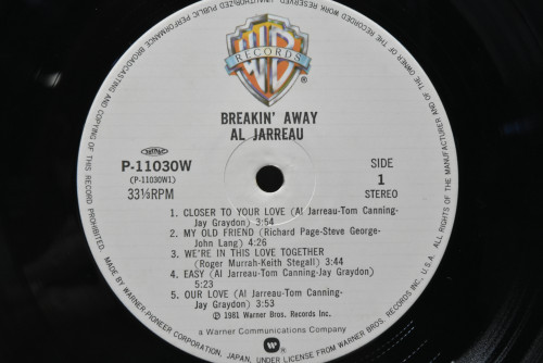 Al Jarreau [알 재로] - Breakin&#039; Away ㅡ 중고 수입 오리지널 아날로그 LP