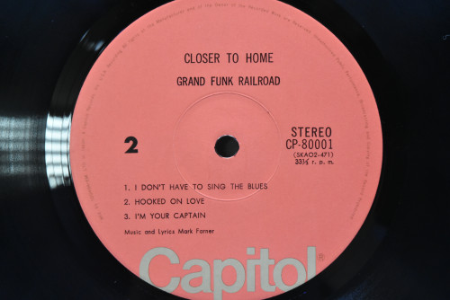 Grand Funk Railroad [그랜드 펑크 레일로드] - Closer To Home ㅡ 중고 수입 오리지널 아날로그 LP
