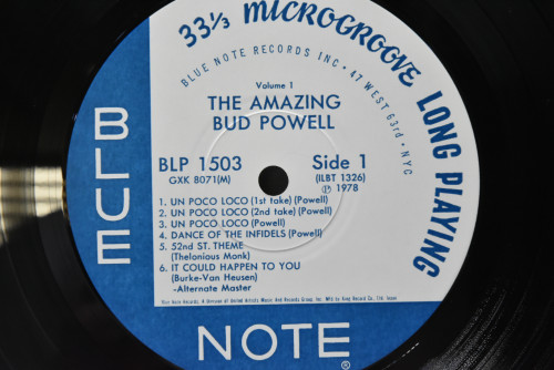 Bud Powell [버드 파웰] ‎- The Amazing Bud Powell, Volume 1 (KING)  - 중고 수입 오리지널 아날로그 LP