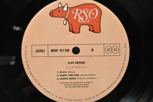 Cream [크림, 에릭 클랩튼] - Live Cream ㅡ 중고 수입 오리지널 아날로그 LP